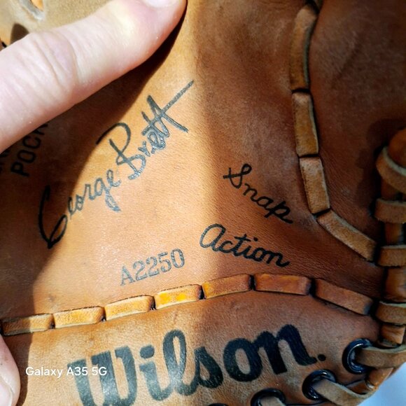 Wilson George Brett Pro-Lock Web Baseball Glove A 2250 - Picture 9 of 9